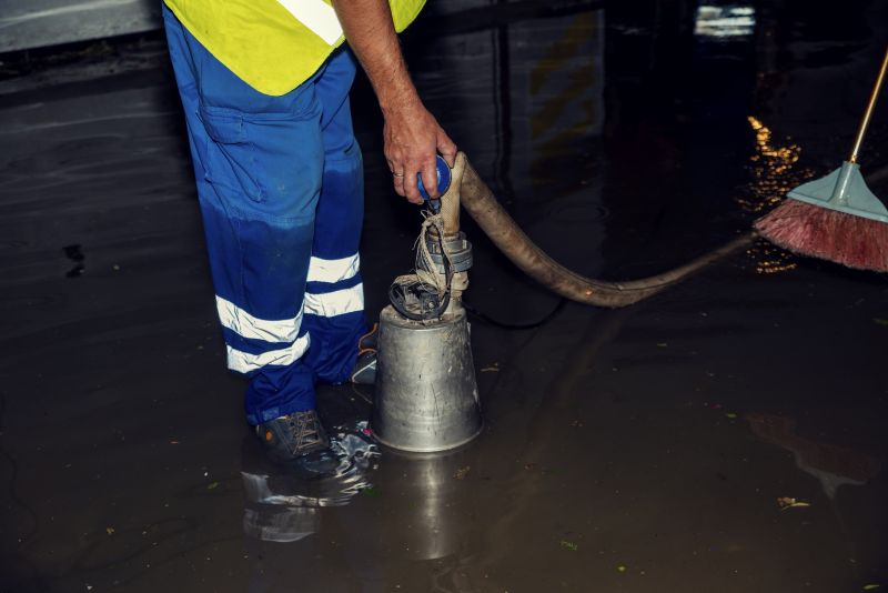 Flood Damage Cleanup detail