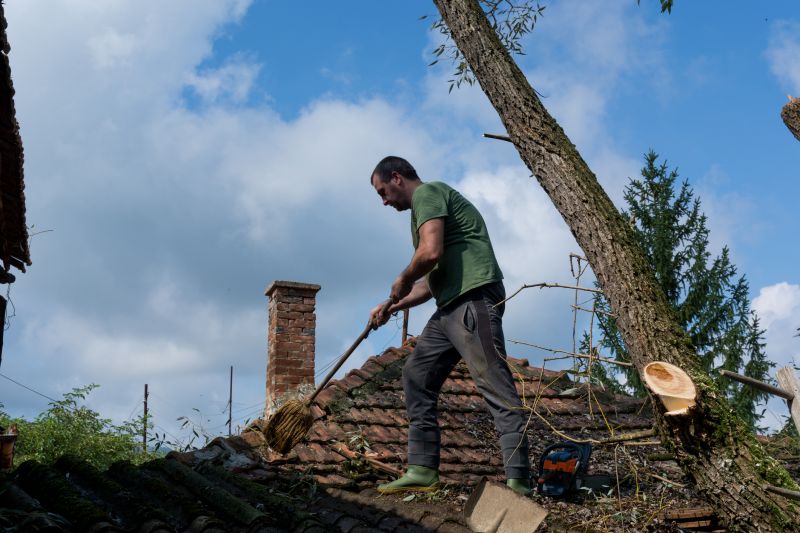 Roof Storm Damage Remediation